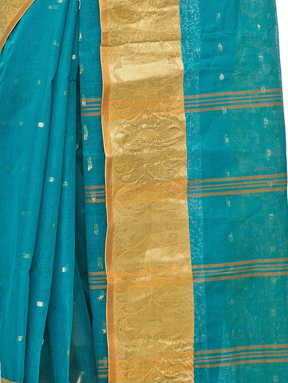 ethnic motif tant saree - 15921919 - Zoom Image - 3