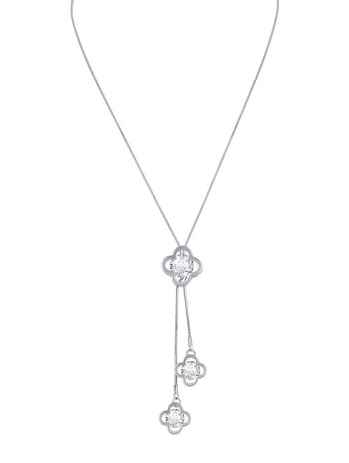 silver metal long necklace - 15921986 - Very Small Image - 1