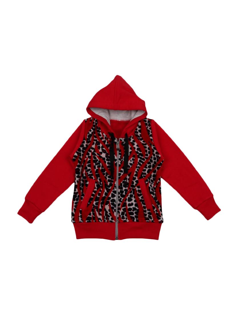 red fleece sweatshirt - 15922270 - Zoom Image - 1