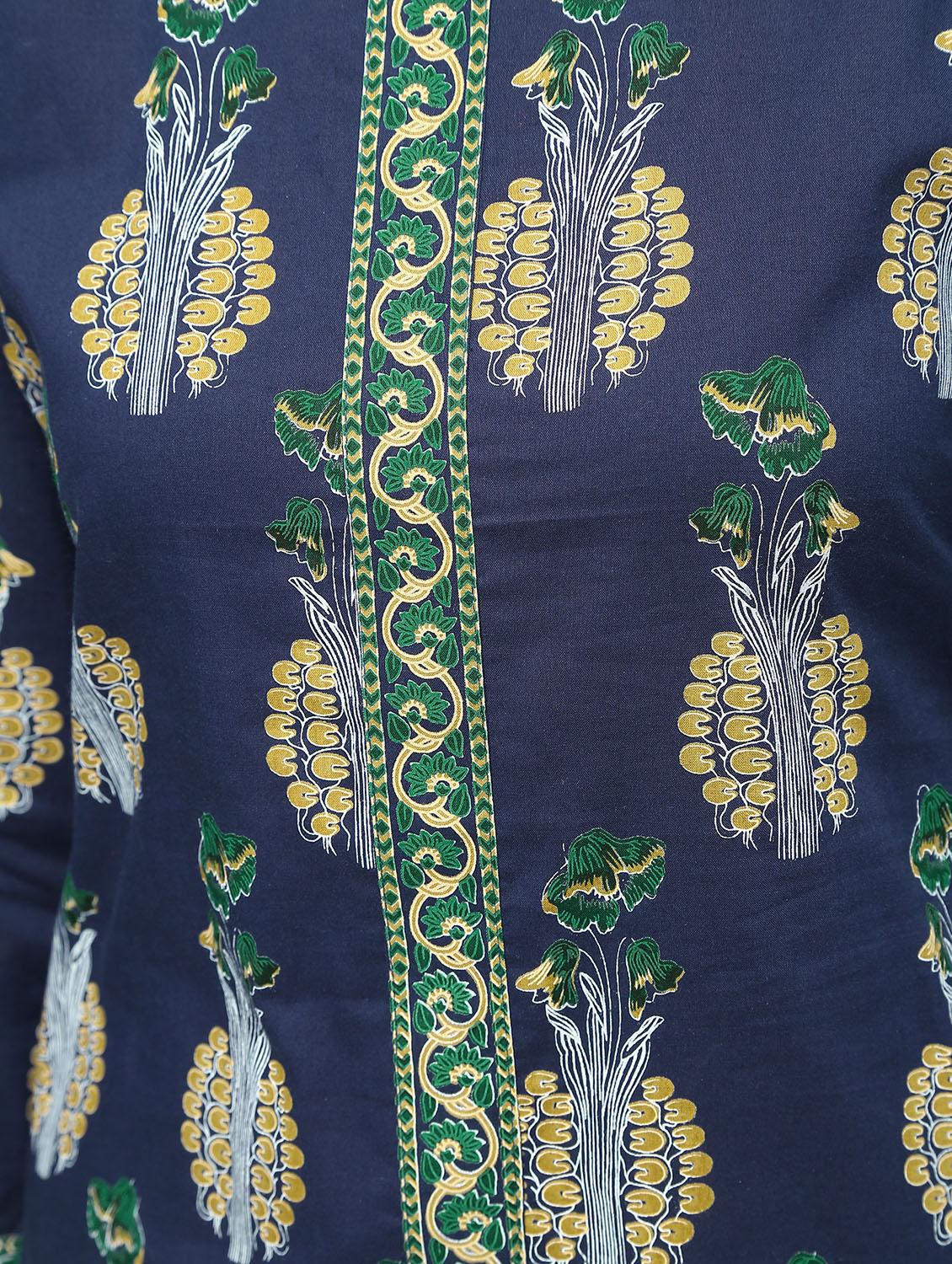 printed kurta with palazzo set - 15922564 - Zoom Image - 5