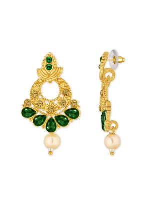 gold metal drop earring - 15922929 - Standard Image - 2