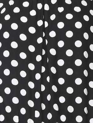 gathered neck polka dots blouson top - 15922983 - Standard Image - 4