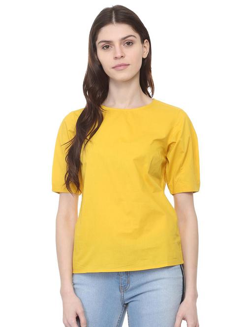 keyhole back short sleeved top - 15922985 - Standard Image - 1