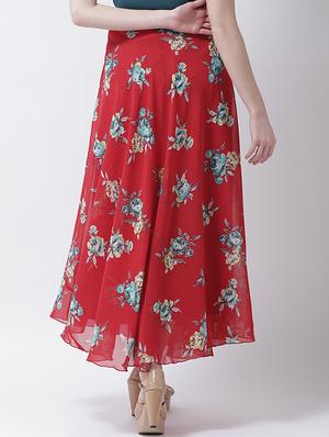 floral printed flared skirt - 15922993 - Standard Image - 3