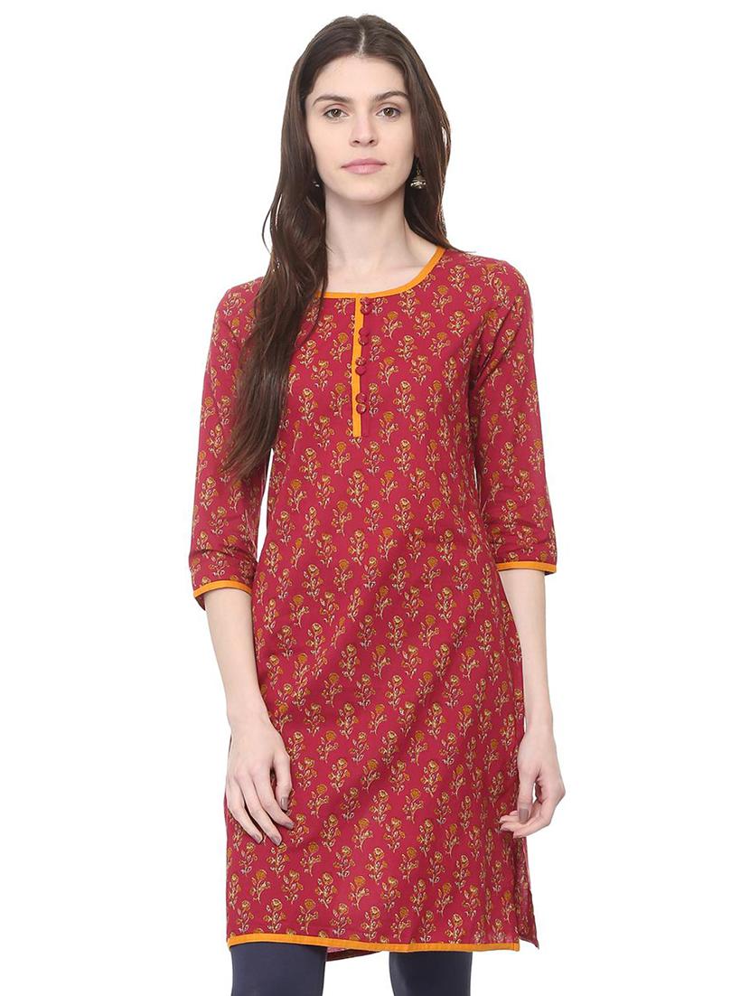Printed straight kurta - 15923002 - Zoom Image - 1