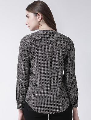 v-neck long sleeved top - 15923013 - Standard Image - 3