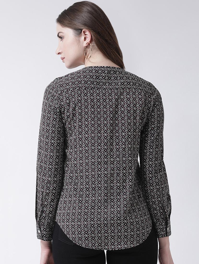 v-neck long sleeved top - 15923013 - Zoom Image - 3