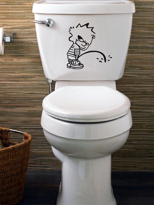 sehaz artworks toi-oh black wall decal or bathroom sticker - 15923042 - Very Small Image - 1