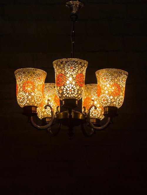 fos lighting small tilak double u arm chandelier - 15923326 - Standard Image - 1