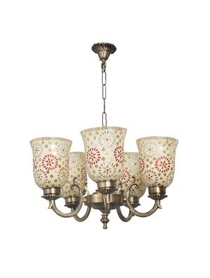 fos lighting small tilak double u arm chandelier - 15923326 - Standard Image - 3
