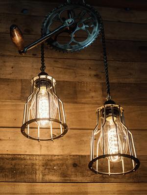 fos lighting cycle gear chain ceiling light - 15923368 - Standard Image - 3