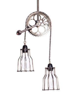fos lighting cycle gear chain ceiling light - 15923368 - Standard Image - 4