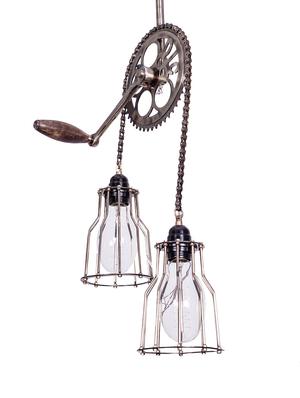 fos lighting cycle gear chain ceiling light - 15923368 - Standard Image - 5