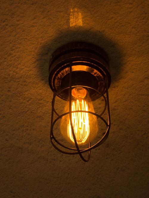 fos lighting industrical vintage flush mount ceiling lamp - 15923371 - Standard Image - 1