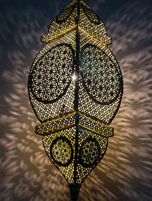 fos lighting moroccan white gold pendant light - 15923373 - Standard Image - 3