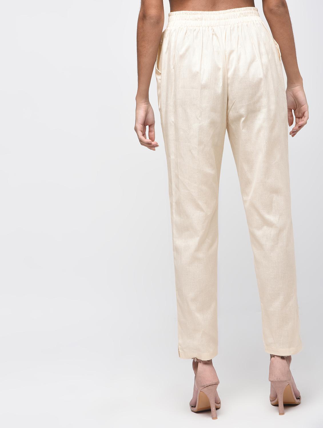 elasticated back cigarette pants - 15923477 - Zoom Image - 4