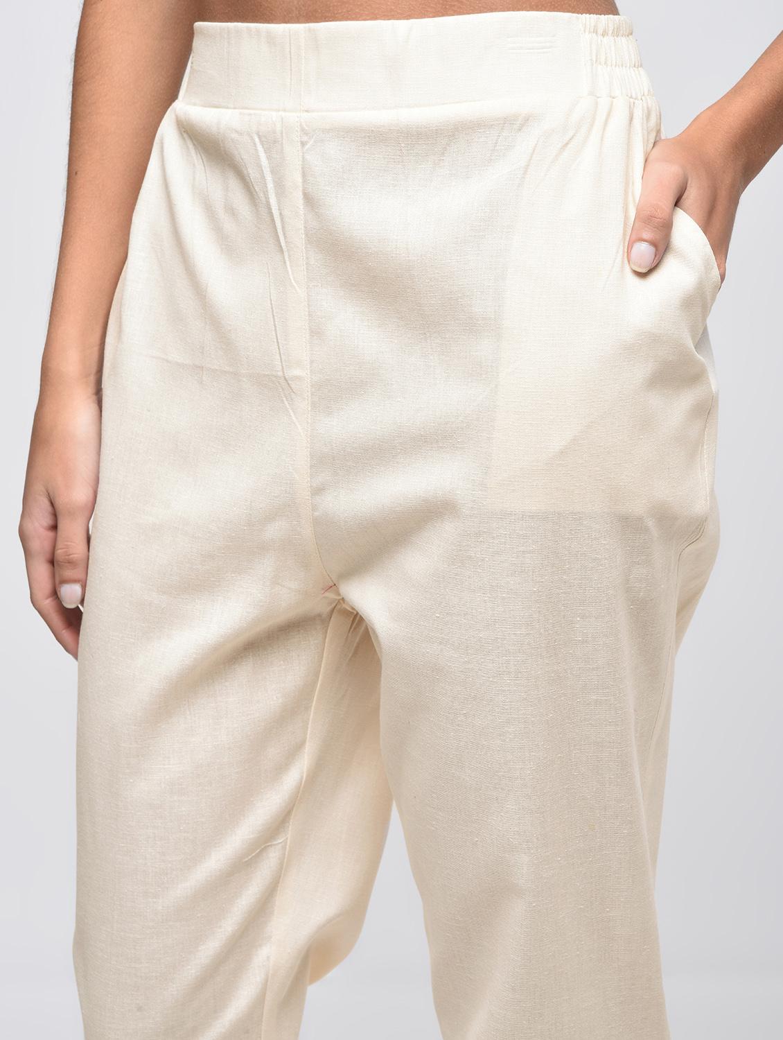 elasticated back cigarette pants - 15923477 - Zoom Image - 5