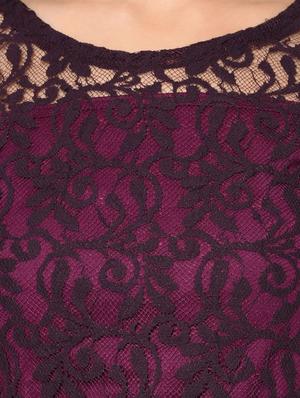 floral laced sheath dress - 15923984 - Standard Image - 5