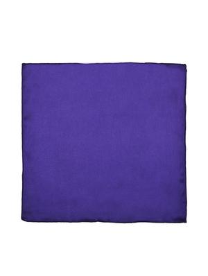 cobalt blue silk pocketsquare - 15924104 - Standard Image - 2