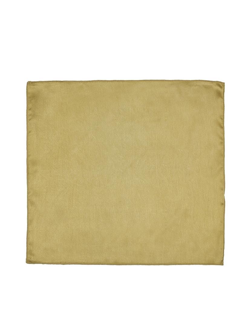 beige silk pocketsquare - 15924108 - Zoom Image - 2