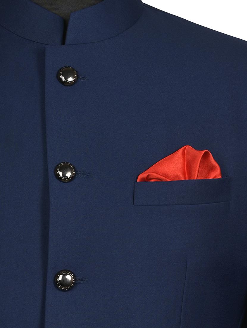 red silk pocketsquare - 15924110 - Zoom Image - 3