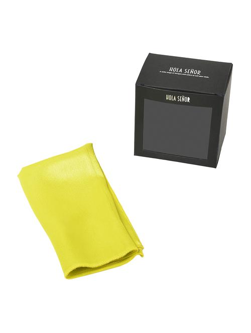 lemon yellow silk pocketsquare - 15924112 - Standard Image - 1