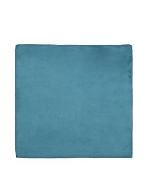 turquoise silk pocketsquare - 15924126 - Standard Image - 2