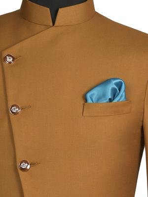 turquoise silk pocketsquare - 15924126 - Standard Image - 3