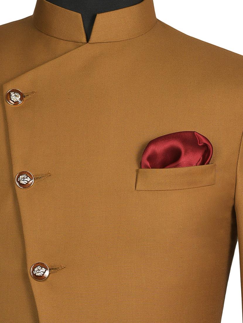 burgundy silk pocketsquare - 15924127 - Zoom Image - 3