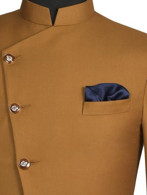 navy blue silk pocketsquare - 15924129 - Standard Image - 3