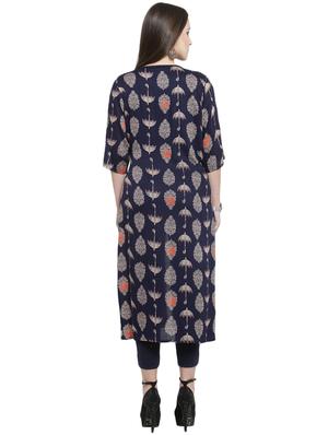 printed front drawstring shrug - 15924307 - Standard Image - 3