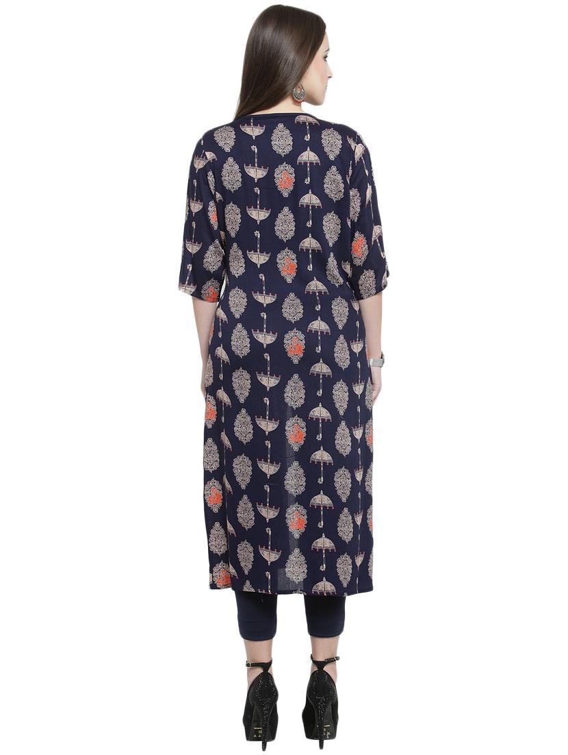printed front drawstring shrug - 15924307 - Zoom Image - 3