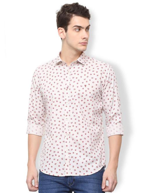 pink printed casual shirt - 15924500 - Standard Image - 1