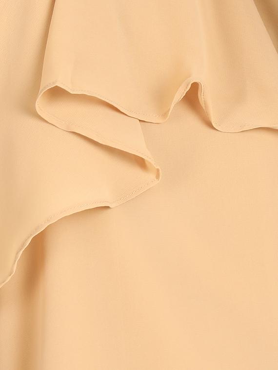 halter neck ruffle overlay top - 15924709 - Zoom Image - 6