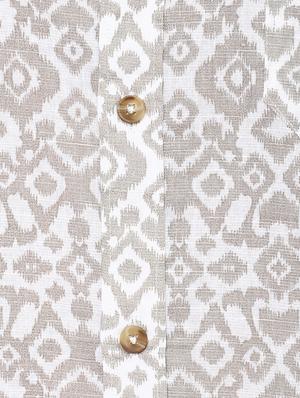 white printed casual shirt - 15924754 - Standard Image - 5