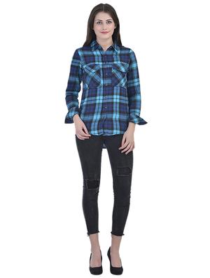 checkered double pocket detail shirt - 15924872 - Standard Image - 4