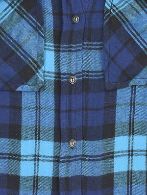 checkered double pocket detail shirt - 15924872 - Standard Image - 5