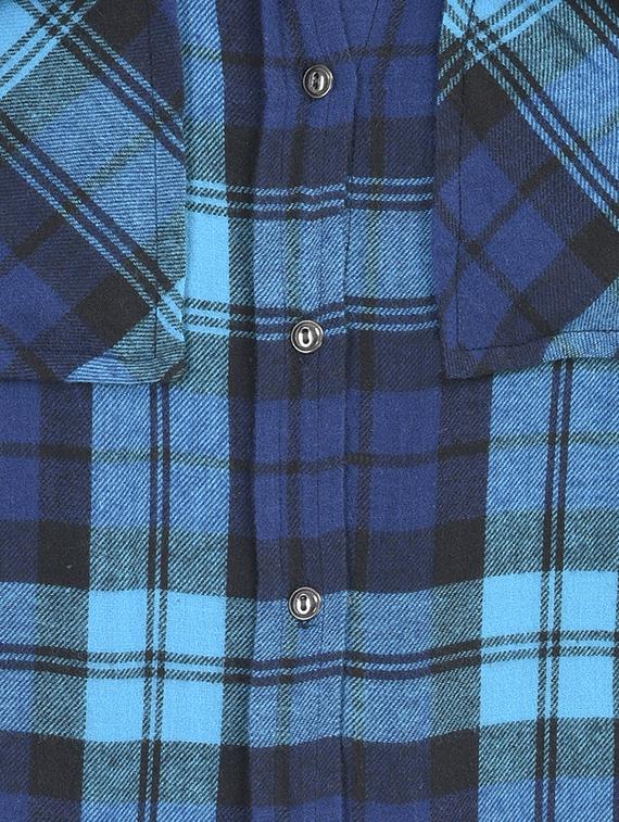 checkered double pocket detail shirt - 15924872 - Zoom Image - 5