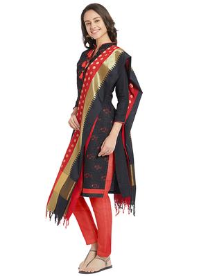 embroidered unstitched pant suit - 15925250 - Standard Image - 2