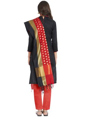 embroidered unstitched pant suit - 15925250 - Standard Image - 3