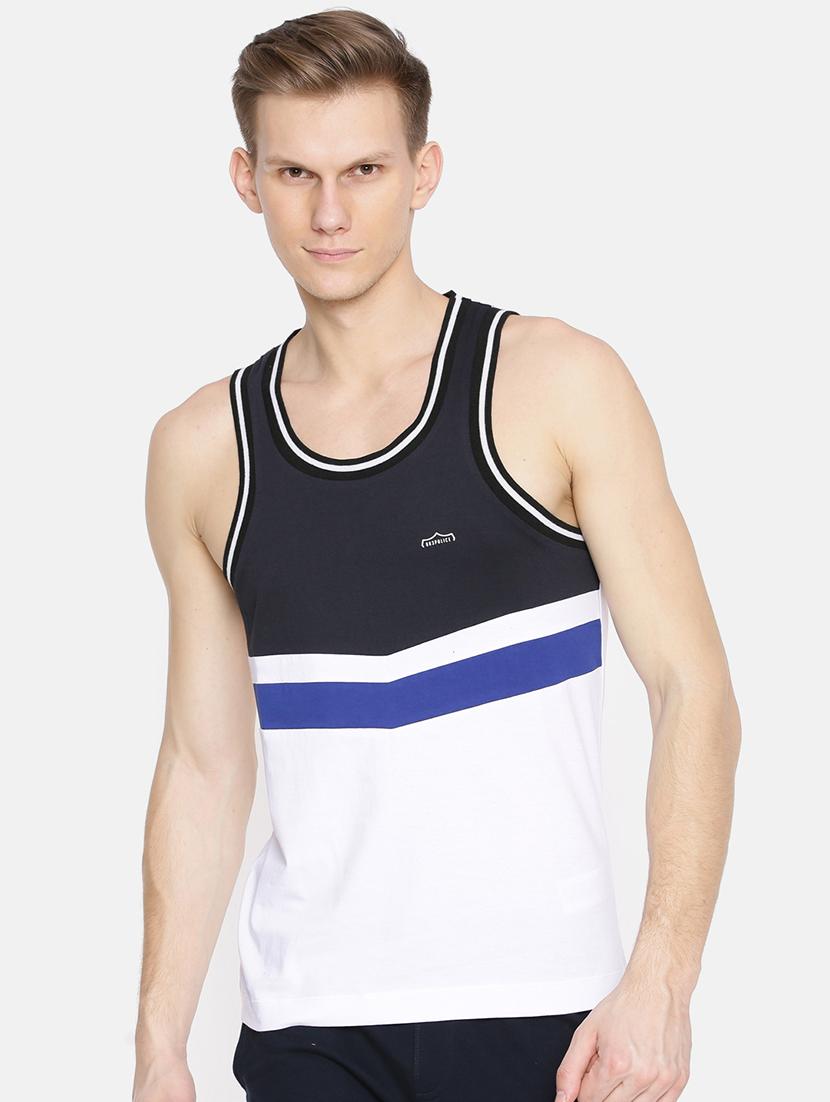 white cotton blend vest - 15925367 - Zoom Image - 1