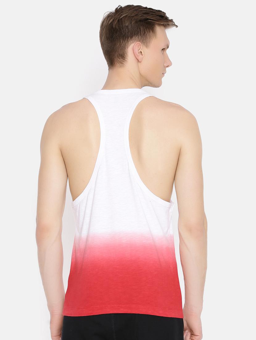 red cotton blend vest - 15925371 - Zoom Image - 3
