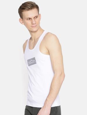 white printed vest - 15925373 - Standard Image - 2