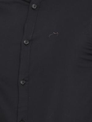 black cotton casual shirt - 15925376 - Standard Image - 4
