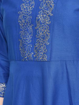 a-line block print kurta - 15925457 - Standard Image - 5