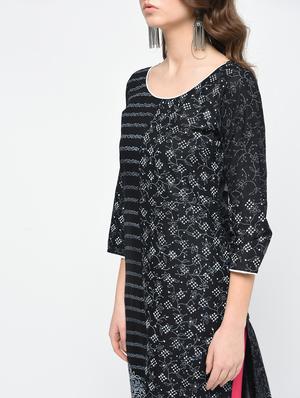 printed straight kurta - 15925459 - Standard Image - 5