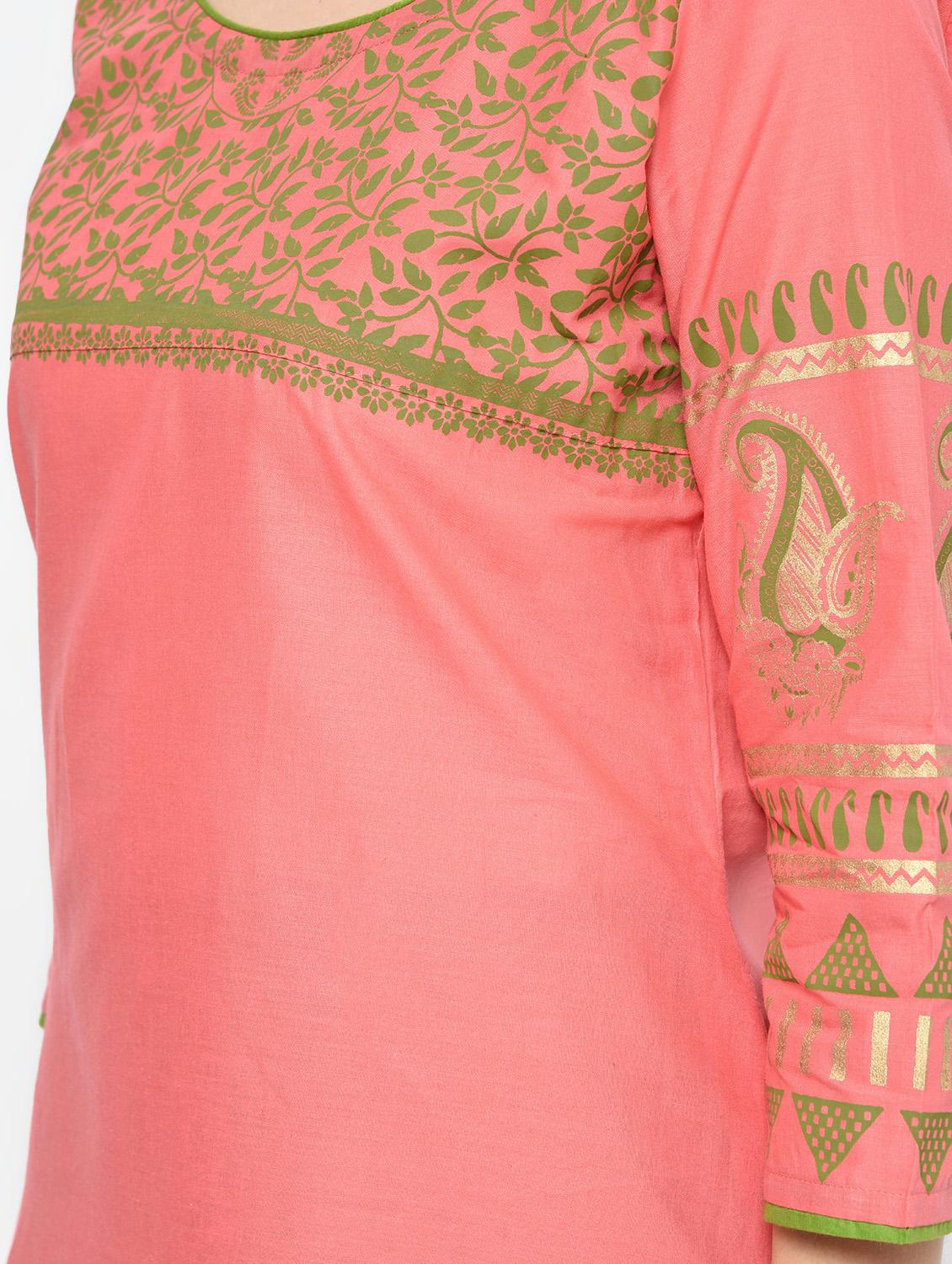 printed straight kurta - 15925472 - Zoom Image - 6