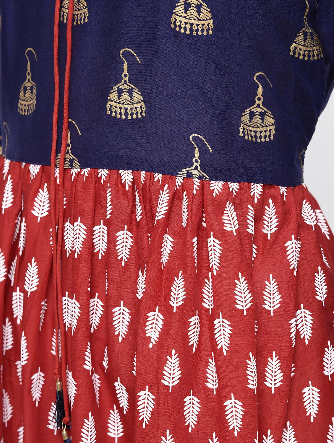 flared printed dress - 15925477 - Zoom Image - 5