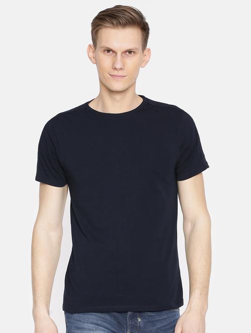 navy blue cotton t-shirt - 15925520 - Standard Image - 1