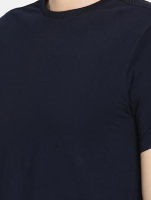 navy blue cotton t-shirt - 15925520 - Standard Image - 4